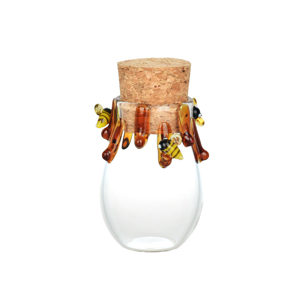 Glass Honey Bee Storage Jar